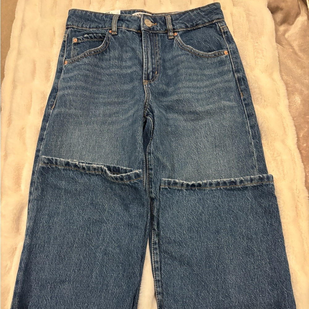GarageStylish Blue Women's Straight Leg Jeans